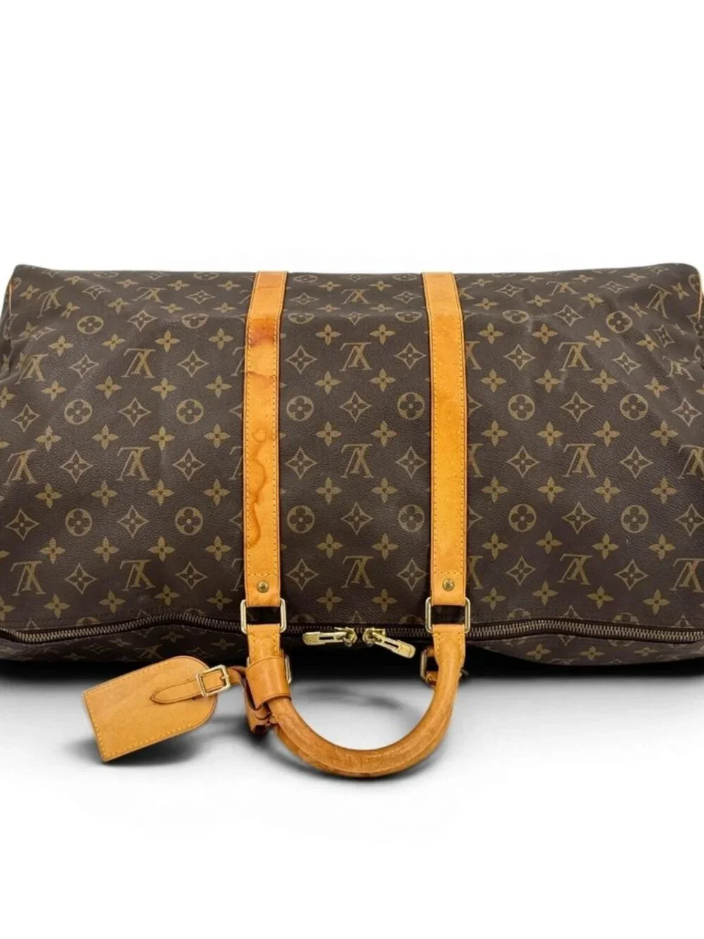 Louis Vuitton Keepall Duffle 55 Brown Canvas